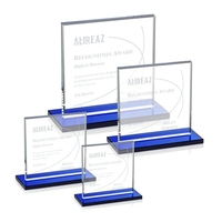 Bold Sahara Award features a 0.5” thick Starfire crystal mounted on... from...