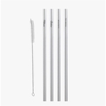 Custom Reusable Straight Stainless Steel Drinking Straws