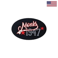 Custom woven sticker-decal, with 3M pressure-sensitive, non-permanent...