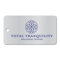 2.75" x 1.5" Aluminum or PVC Rectangle Label Tag