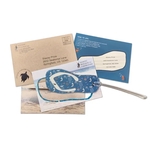 Shoe Shaped Luggage Tag and Kraft Envelope