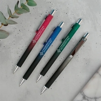 Executive pen with ombre finish, unique speckled barrels, chrome trim, and......