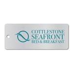 3.75" x 1.5" Aluminum or PVC Rectangle Label Tag