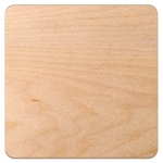 RusticRest Custom Wood Coasters with Cork Backing