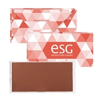 Executive Belgian Milk Chocolate Bar - 3.5 oz. Item Size: 0.375"W... from ASI...