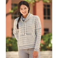 Baja Women's French Terry Cowlneck Pullover... from ASI 84358 S&S Activewear