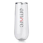 Reserv 9 oz. Plastic Stemless Flute