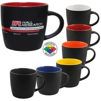 12oz Two-Tone Euro Cafe Mug