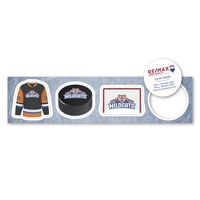 Set of 4 pop-out magnets with hockey theme.... from ASI 68507 The Magnet...