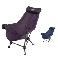 Adjustable, portable camp chair with pillow, cup holder, and backpack-ideal...
