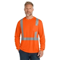CornerStone ANSI 107 Class 2 Mesh Long Sleeve Tee.... from ASI 84863 SanMar