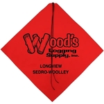 Light-weight Nonwoven Danger Flag W Tie Strings (Not Wire)