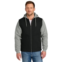 CornerStone Duck Fleece Full-Zip Hooded Jacket... from ASI 84863 SanMar