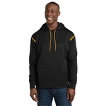 Sport-Tek Tech Fleece Colorblock Hooded Sweatshirt.