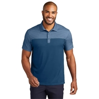 Port Authority Fine Pique Blend Blocked Polo