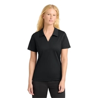 Sport-Tek Women's Dri-Mesh V-Neck Polo.