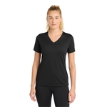 Sport-Tek Women's PosiCharge RacerMesh V-Neck Tee.