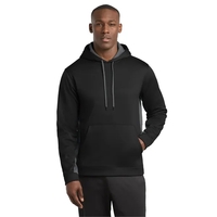 Sport-Tek Sport-Wick Fleece Colorblock Hooded Pullover.