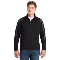 Sport-Tek Sport-Wick Stretch 1/2-Zip Colorblock Pullover.... from ASI 84863...