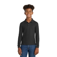 Port Authority Youth Long Sleeve Silk Touch Polo.... from ASI 84863 SanMar