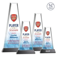 Imperial VividPrint™ Award on Newhaven Base - Black