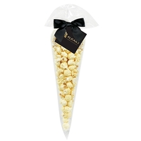 Large White Cheddar Truffle Popcorn Cone Bags