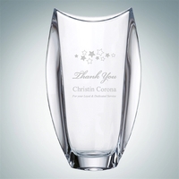 Orbit tall vase made of molten crystal and measuring 12" x... from ASI 47791...