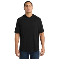 Sport-Tek PosiCharge Tri-Blend Wicking Short Sleeve Hoodie.... from ASI 84863...