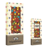 Belgian Chocolate Bar With Mini M&M's - 3.5 oz