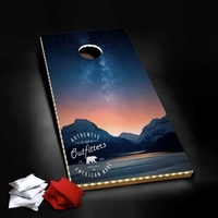 Nighttime Cornhole Plus with Bean Bags