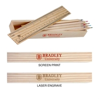 This 10 piece set includes 8 different colored pencils, an 8"... from ASI...