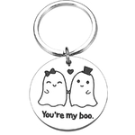 Stainless Steel Round Keychain