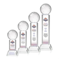 Pickleball VividPrint™ Award on Stowe Base - Clear... from ASI 84592 St Regis...