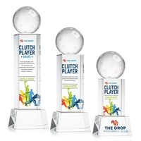 Pickleball VividPrint™ Award on Belcroft Base - Clear... from ASI 84592 St...