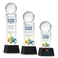 Pickleball VividPrint™ Award on Belcroft Base - Black... from ASI 84592 St...