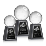 Pickleball Award on Tall Marble Base