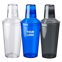 Plastic cocktail shaker with a 17 oz. capacity plus 1 color... from ASI 37218...