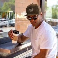 5-Panel Hat - Flat Brim - Structured - Corduroy. Embroidery... from ASI 74710...