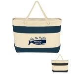 Large Cruising Tote Bag With Rope Handles