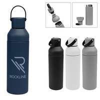 17 oz. recycled stainless steel bottle with double wall construction and......