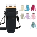 Reusable Sling Bag with Phone Pocket for 40oz Handled Tumble