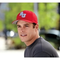 Mid-profile Flexfit cap with stretch fit, curved bill, and sleek casual......