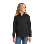 Sport-Tek Youth Sport-Wick Fleece Full-Zip Jacket.
