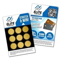 2" x 3.5" Custom Scratch-N-Win Card