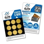2" x 3.5" Custom Scratch-N-Win Card