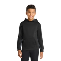 Sport-Tek Youth Sport-Wick CamoHex Fleece Colorblock Hood...... from ASI...