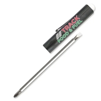 Jumbo Pocket Screwdriver-Rev. 3/16" Flat Blade/Button Top