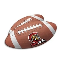 Football-Shaped Coasters