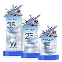 Top Gun VividPrint™ Award on Alberton Base - Sky Blue