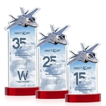 Top Gun VividPrint™ Award on Alberton Base - Red